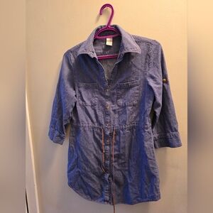 Old Navy Women’s Chambray Button-Down Shirt Dress - Size Small